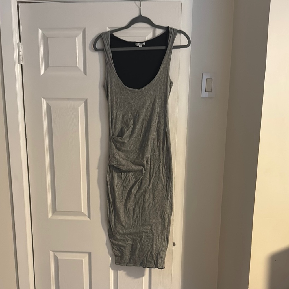 Gray Sleeveless Dress
